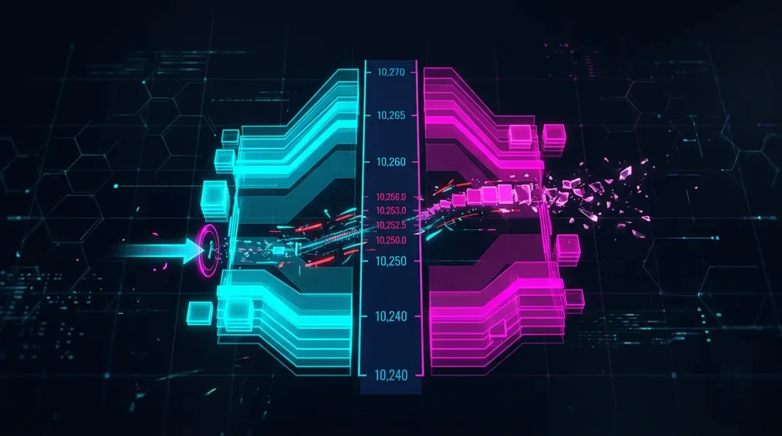 Расхождения исполнения ордеров — визуализация проскальзывания, задержки и частичного исполнения