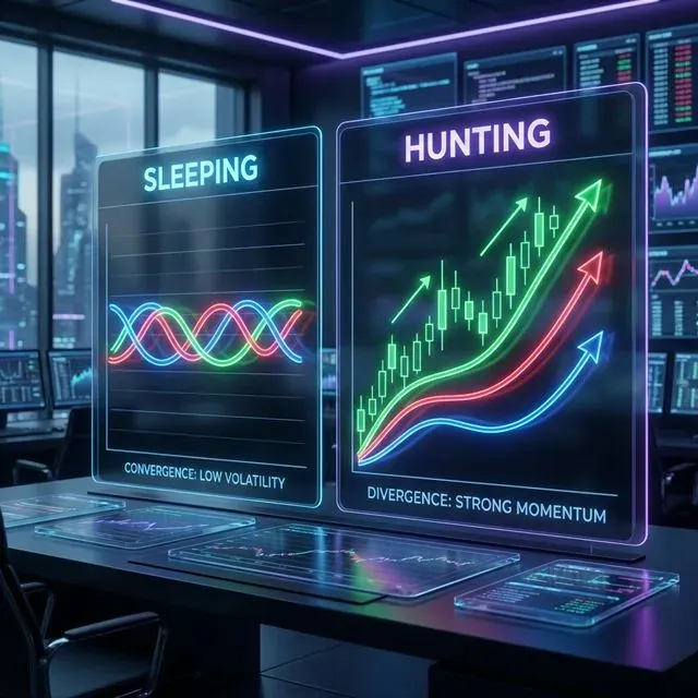 鳄鱼指标相位图