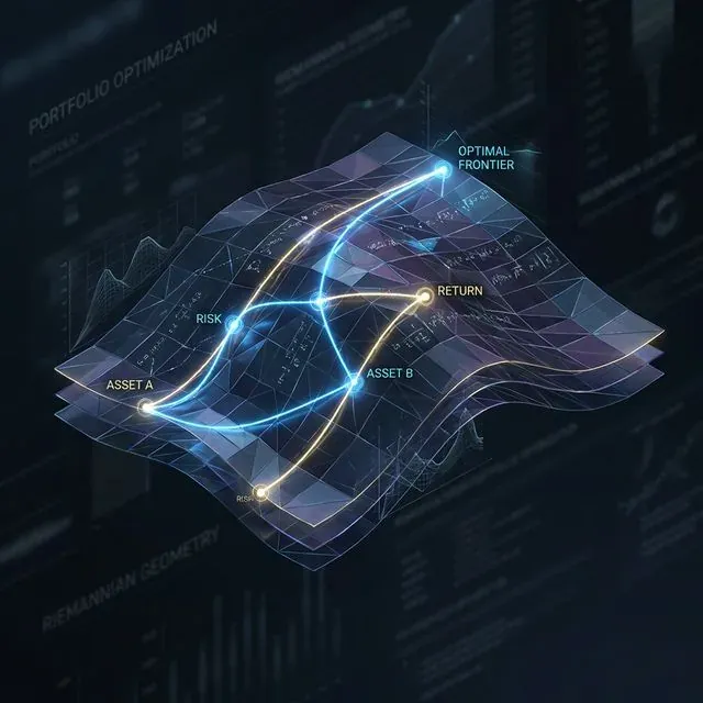 黎曼测地线用于投资组合优化