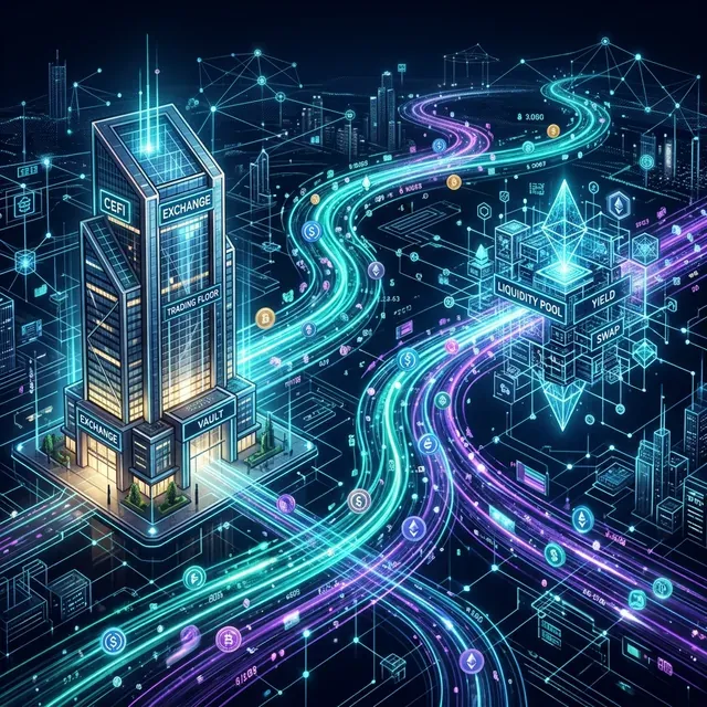 DeFi-CeFi арбитражные потоки