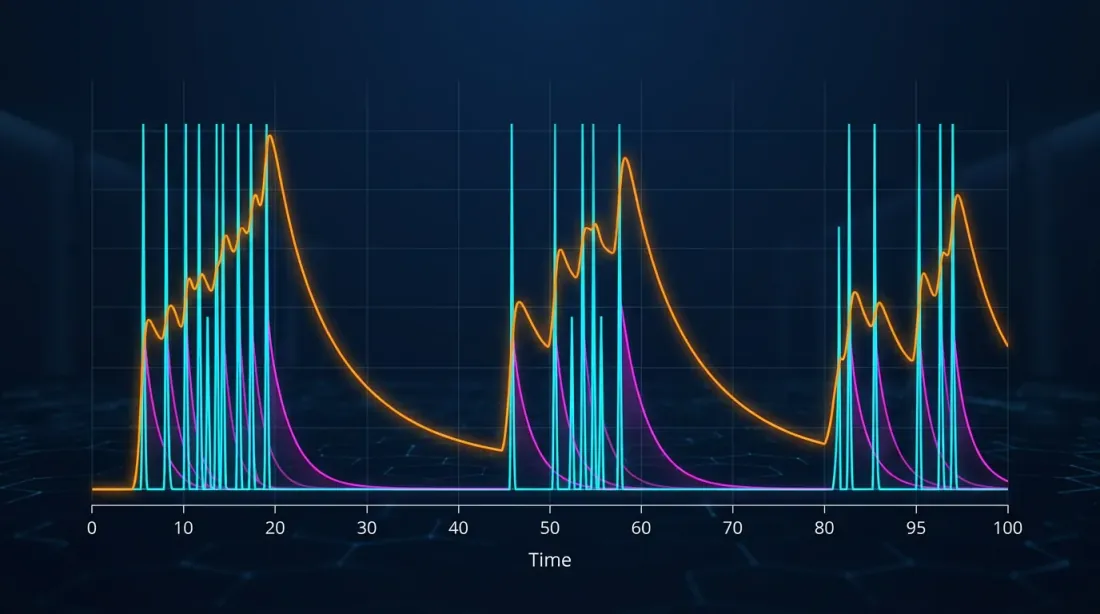 Hawkesプロセスとタイミングパターン