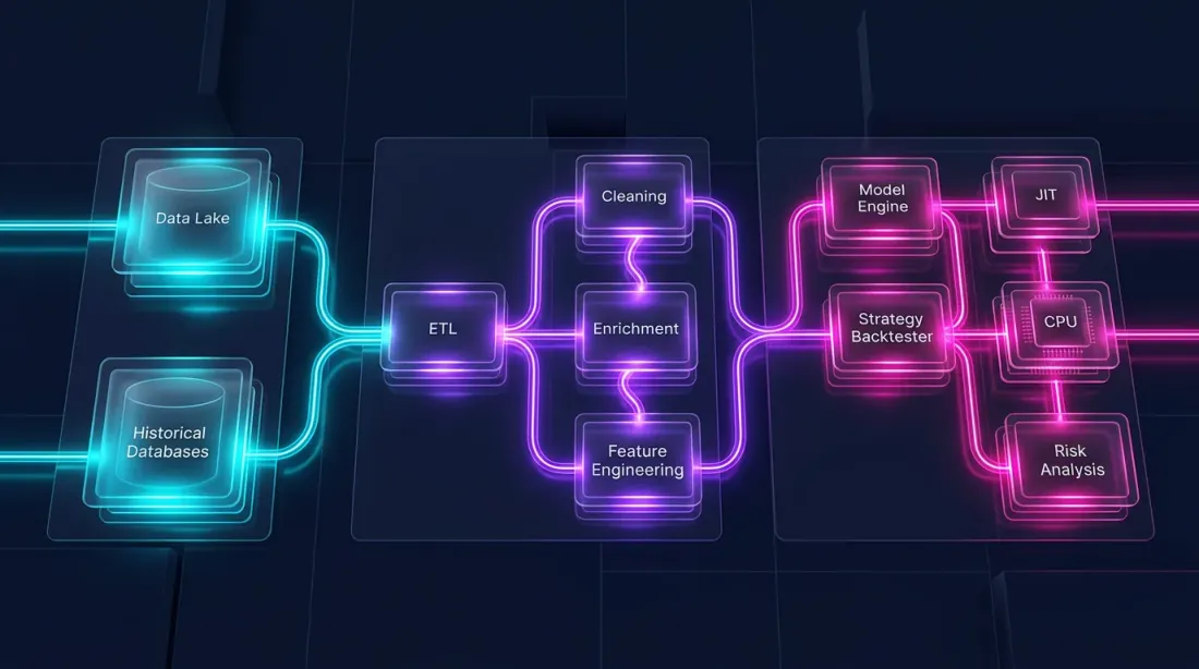 Hybrid Polars + Numba architecture data flow