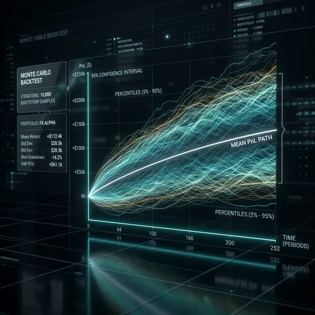 Monte Carlo Bootstrap: How to Get Confidence Intervals for a Backtest in 10 Lines of Code