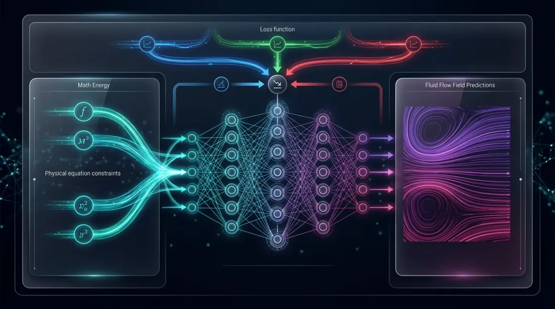 Physics-Informed Neural Networks solving fluid dynamics equations
