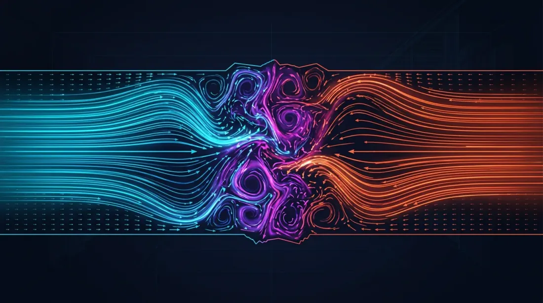 Order flow modeled as hydrodynamic fluid flow