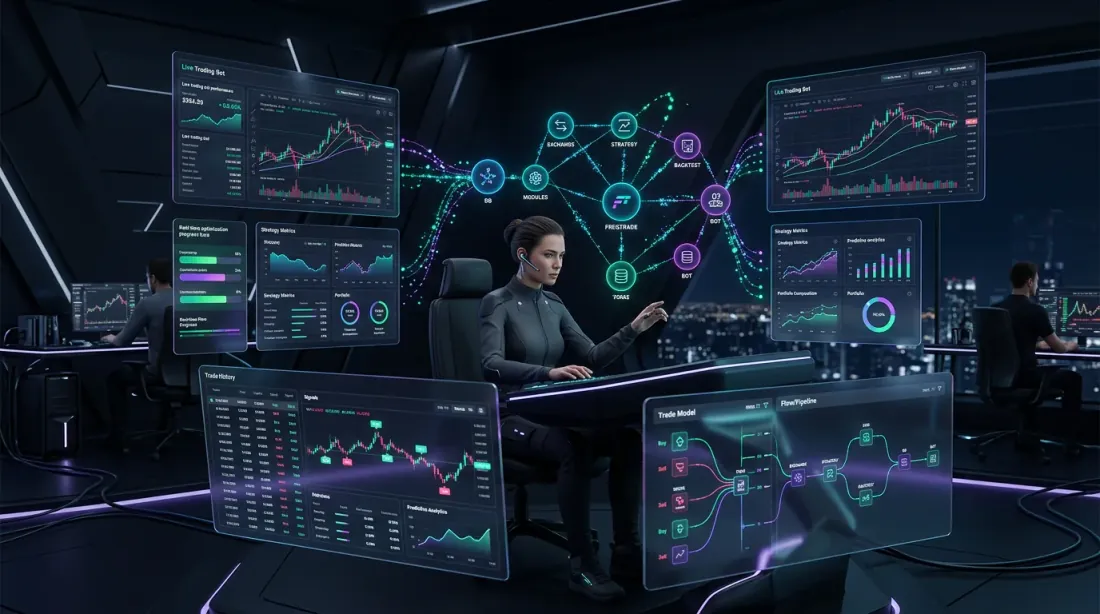 Freqtrade: automated trading framework with Optuna integration