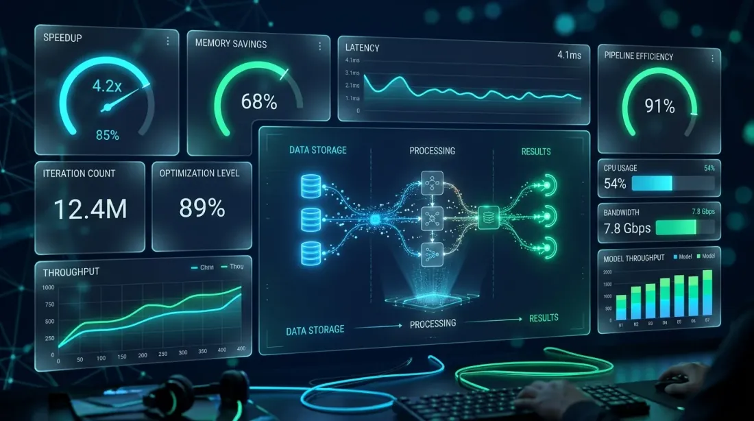Production performance dashboard
