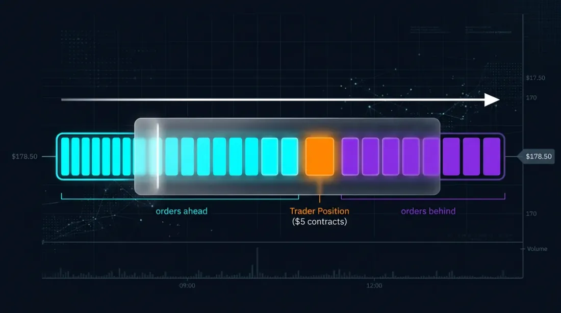 FIFO queue inside a price wall
