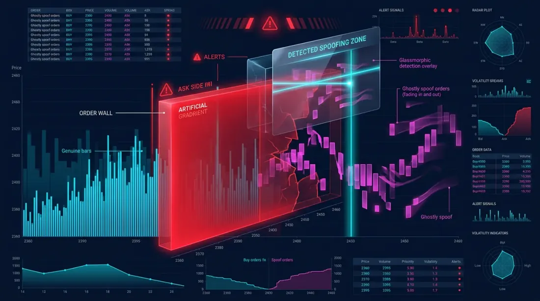 Order book spoofing detection