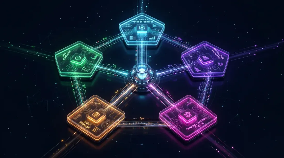 High-frequency scalper five-module architecture