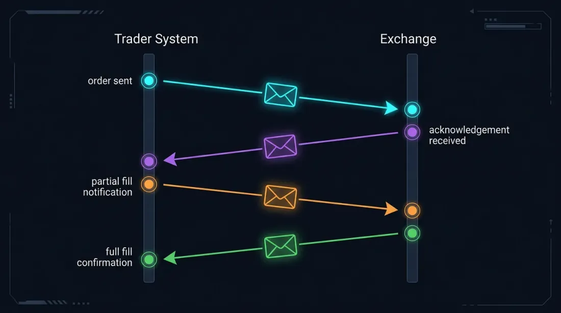 FIX protocol order lifecycle sequence