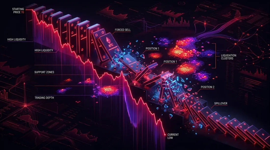 Liquidation cascades