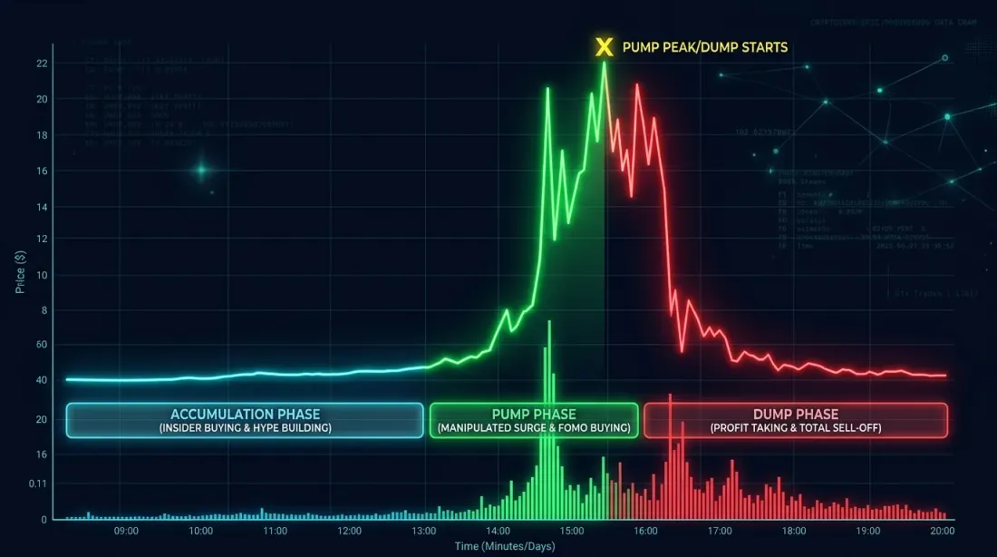 Anatomy of a pump-and-dump