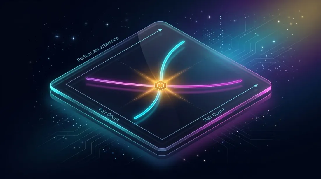 Optimal pair count: fill efficiency vs. average edge intersection