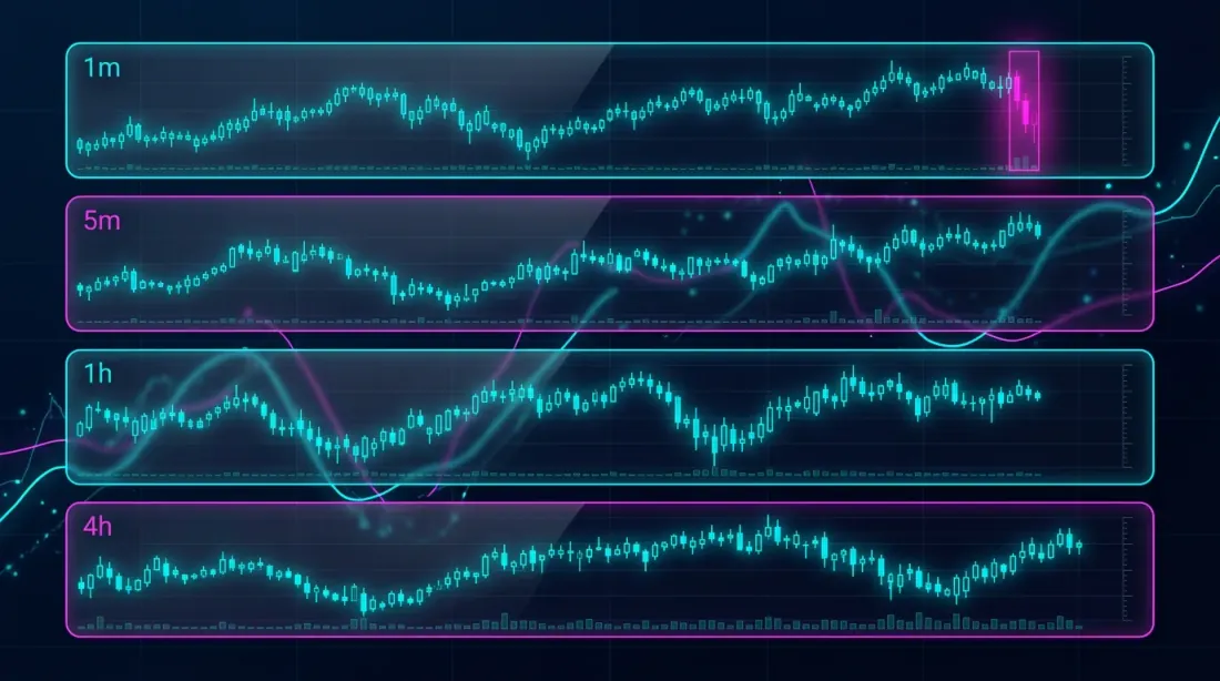 Real-time timeframe emulation visualization
