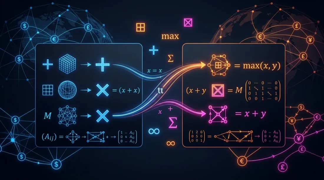 Tropical (max-plus) algebra visualization