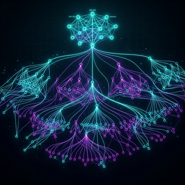 Vine-структура для 4 активов