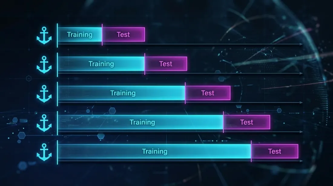 Anchored WFO expanding window visualization