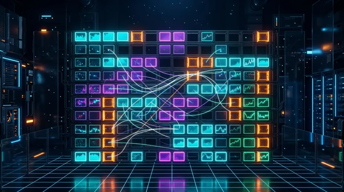 Combinatorial purged cross-validation visualization