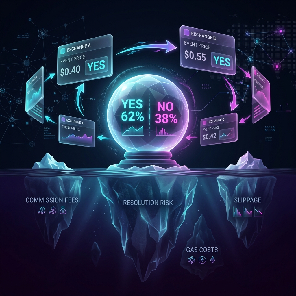 Prediction Market Arbitrage: Hidden Costs, Fees, and the Real Math